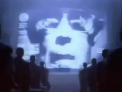 Big Brother on the telescreen