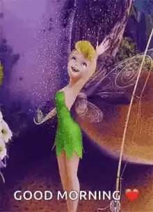 Tinkerbell Good Morning GIF