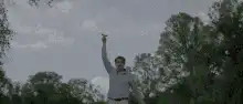 Man summons lightning with a pen