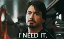 Tony Stark I Need It
