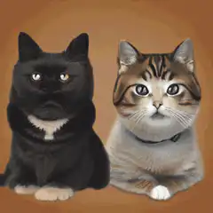 Cats and dogs morphing into each other