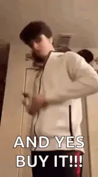 Person throwing a shoe with text