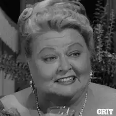 Bea Benaderet drinks and smirks