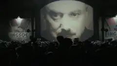 Big Brother watching the crowd