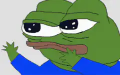 Pepe shrugging