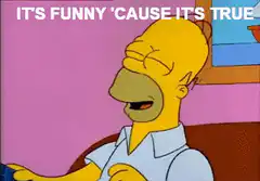 Homer Simpson laughing