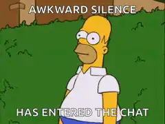 Homer Simpson Awkward Silence Meme