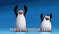Penguins move it move it
