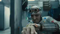 Walter White in the lab with floating orbs