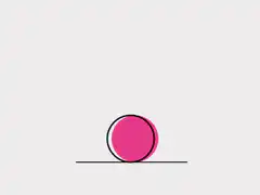 Pink shape morphing animation