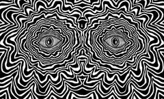 Hypnotic wavy eyes