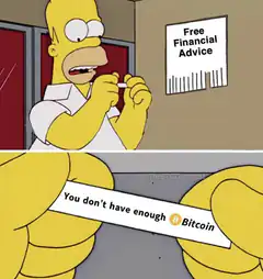 Homer Simpson Free Financial Advice Bitcoin