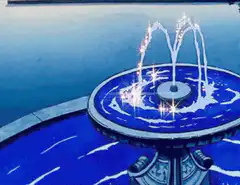 sparkling fountain animation