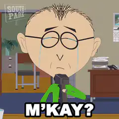 Mr. Mackey crying M'kay