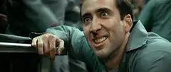 Nicolas Cage intense stare