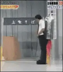 Man flies with homemade rocket