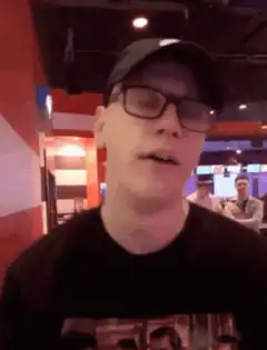Guy making a lame face