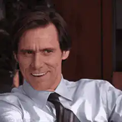 Jim Carrey Saluting