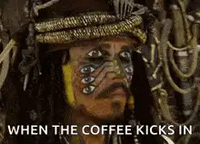 Johnny Depp with multiple eyes