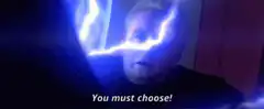 The Force Ghost demands you choose