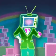 TV Head Character Dancing