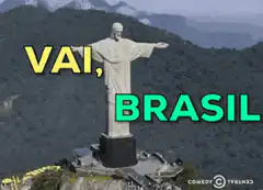 Christ the Redeemer statue raises arms
