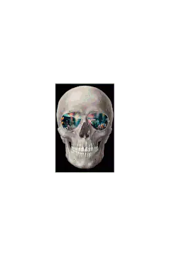 Skull with animated eyes