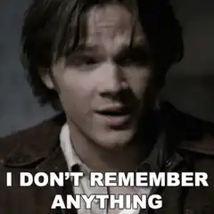 I Don't Remember Anything