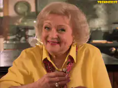 Betty White raises a glass