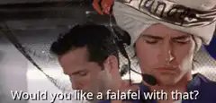 Would you like a falafel with that?