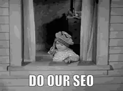 Baby doing SEO