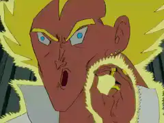 Super Saiyan Broly shocked