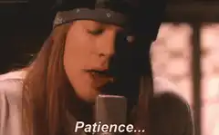 Axl Rose singing patience