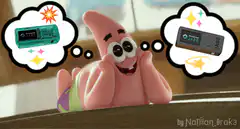 Patrick Star thinking about vape pens