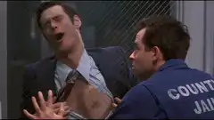 Jim Carrey screaming in jail