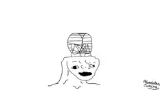 Head in a jar on a person