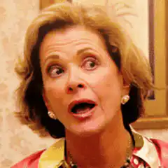 Laurie Metcalf shocked face reaction