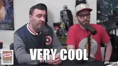 Two men say very cool