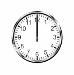 Clock hands spinning rapidly
