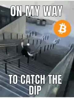On my way to catch the dip bitcoin