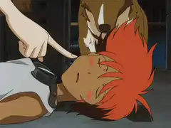 Poking unconscious Spike Spiegel