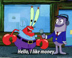 Mr. Krabs Hello I Like Money