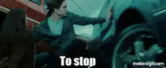 Edward Cullen stops the car