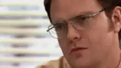 Dwight Schrute skeptical look