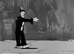Oswald the Lucky Rabbit dancing