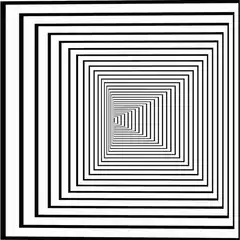 Zooming square spiral tunnel
