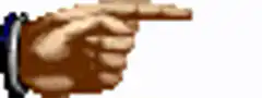 pixel art hand pointing right