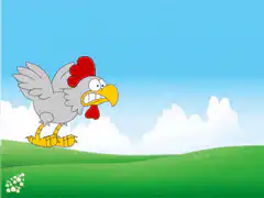 Chicken gets hit by meteor