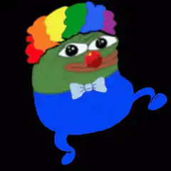 Rainbow Clown Pepe