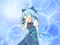 Cirno dancing happily